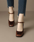 Chloe Block Heels - Eliza-Warszawa