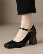 Chloe Block Heels - Eliza-Warszawa