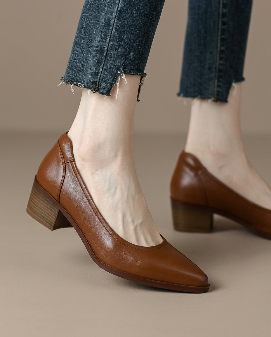 Clara Block Heels - Eliza-Warszawa