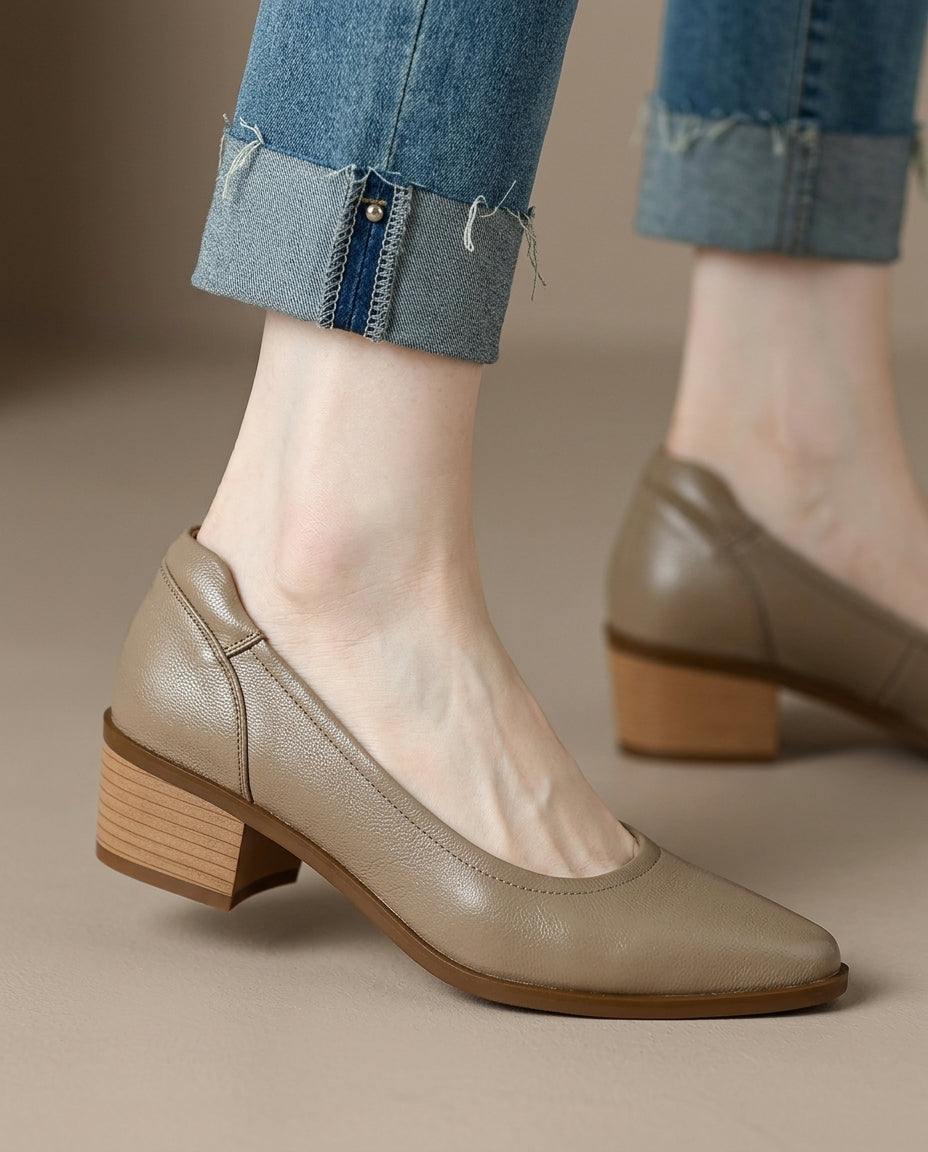 Clara Block Heels - Eliza-Warszawa
