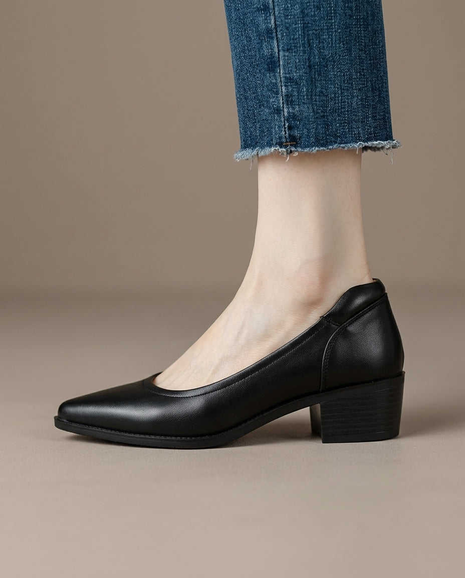 Clara Block Heels - Eliza-Warszawa