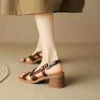 Clara Leather Sandals - Eliza-Warszawa