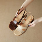 Clara Leather Sandals - Eliza-Warszawa