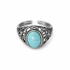 Classic Colorful Gemstone Stacking Ring