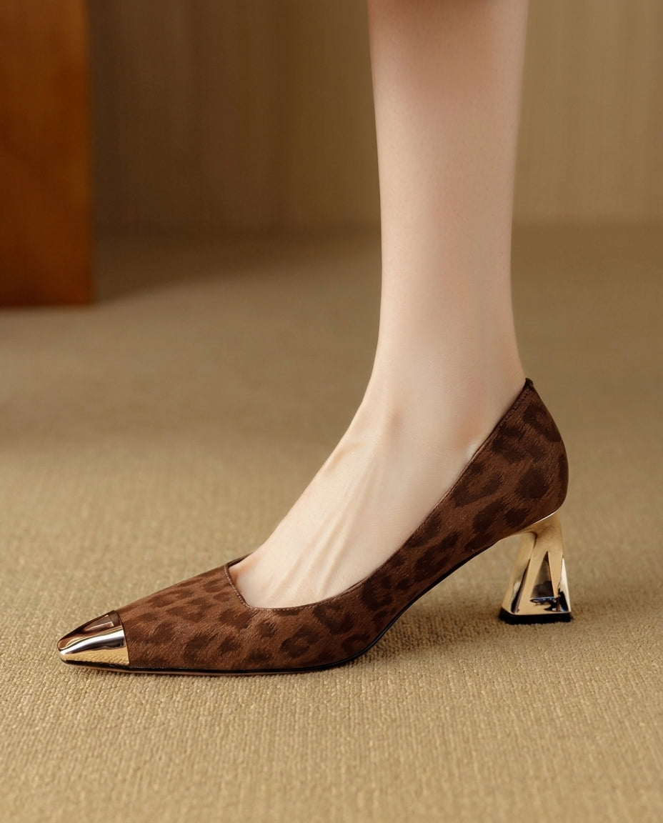 Cleo Leopard Pumps - Eliza-Warszawa