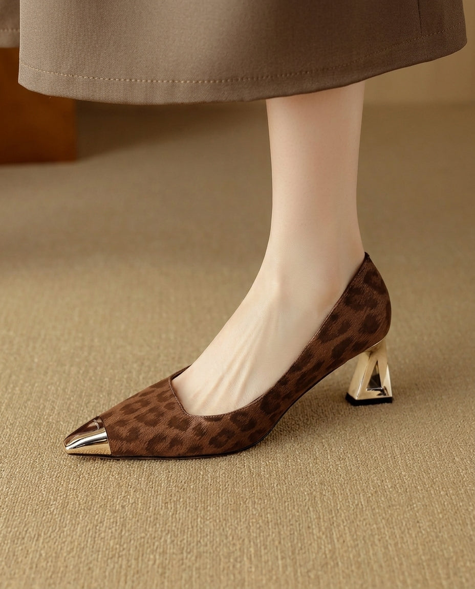 Cleo Leopard Pumps - Eliza-Warszawa