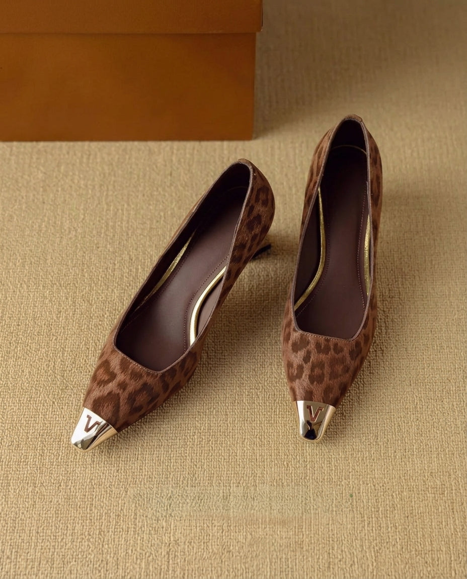 Cleo Leopard Pumps - Eliza-Warszawa