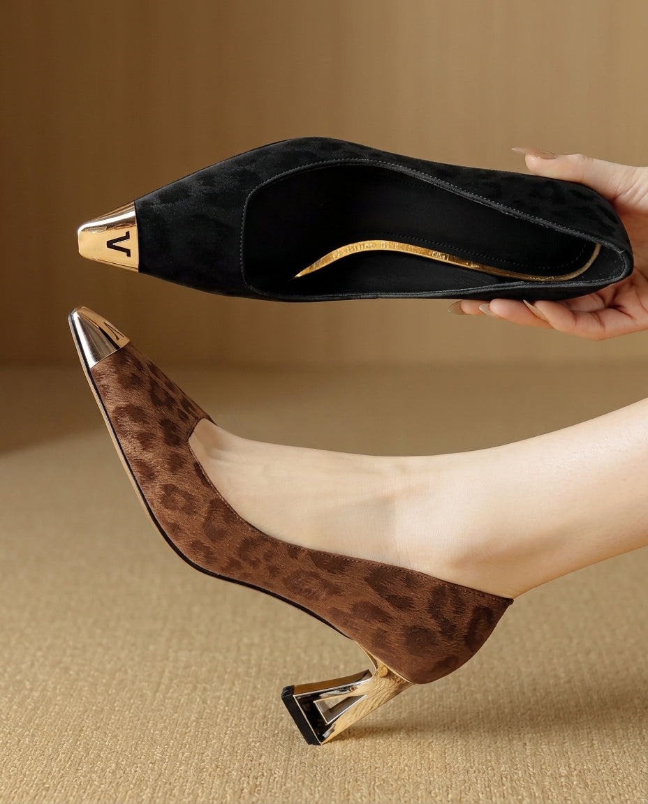 Cleo Leopard Pumps - Eliza-Warszawa