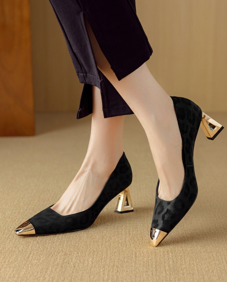 Cleo Leopard Pumps - Eliza-Warszawa