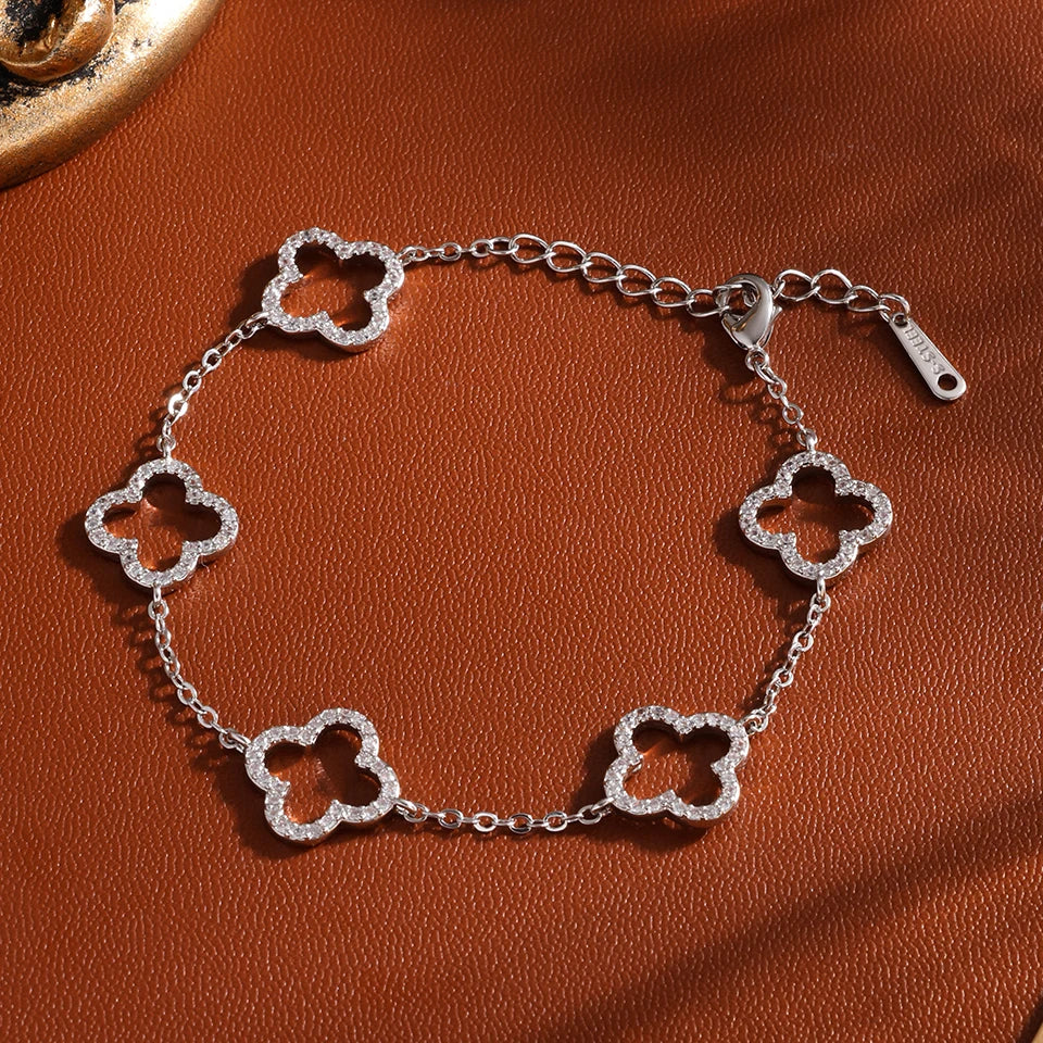 Clover Charm Bracelet - Eliza-Warszawa