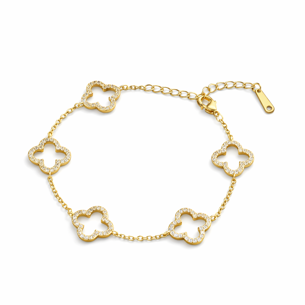 Clover Charm Bracelet - Eliza-Warszawa