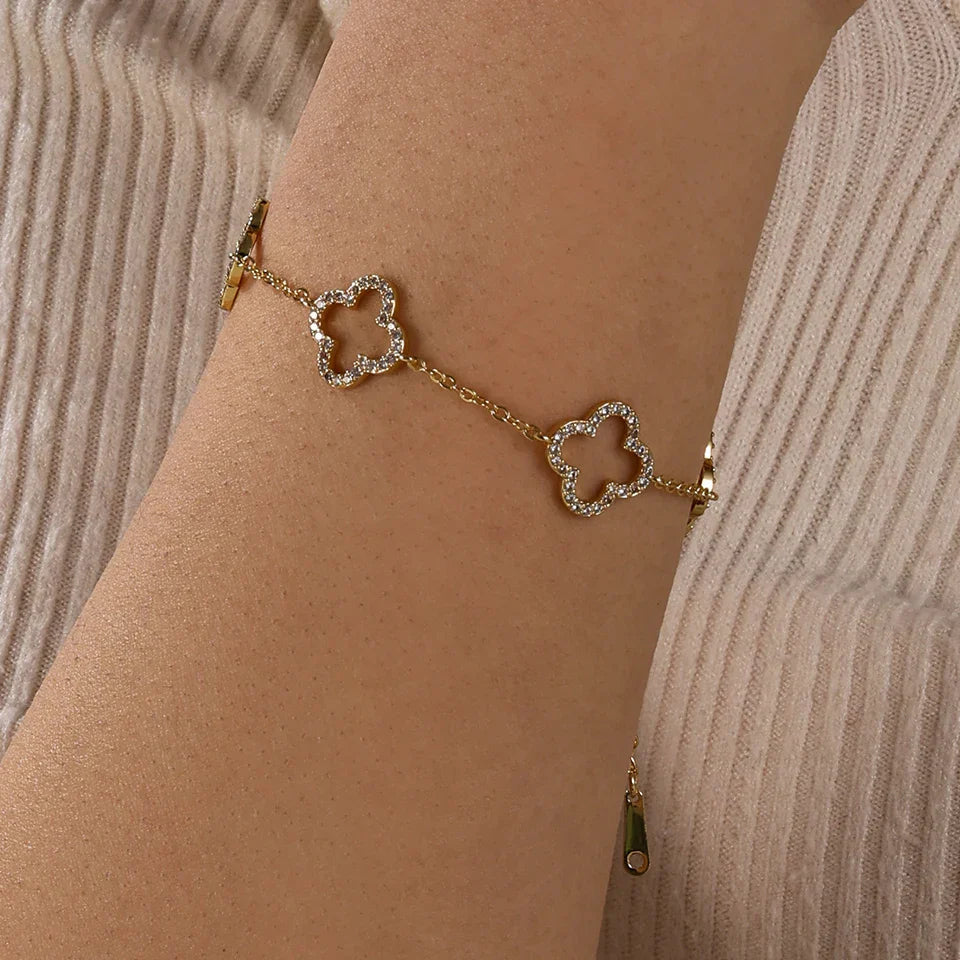 Clover Charm Bracelet - Eliza-Warszawa