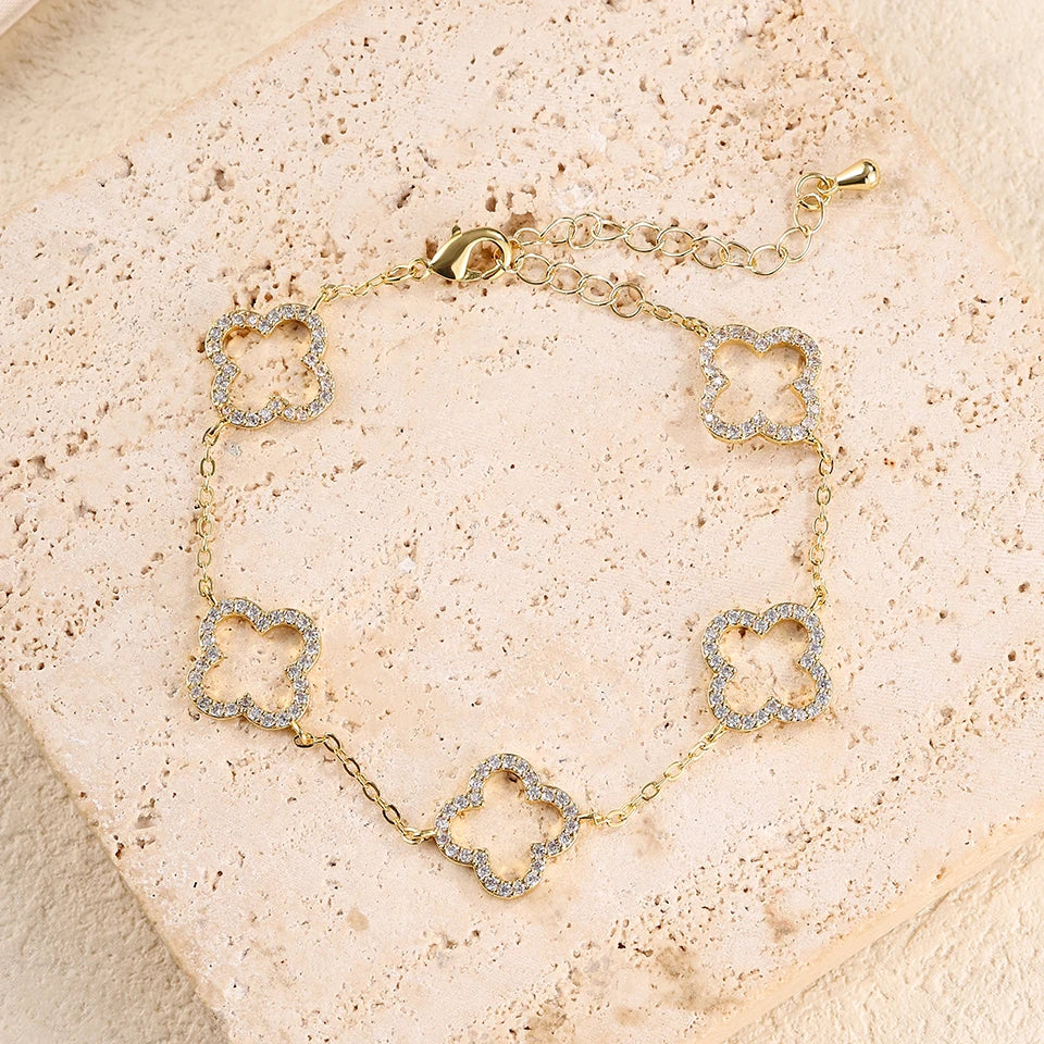 Clover Charm Bracelet - Eliza-Warszawa