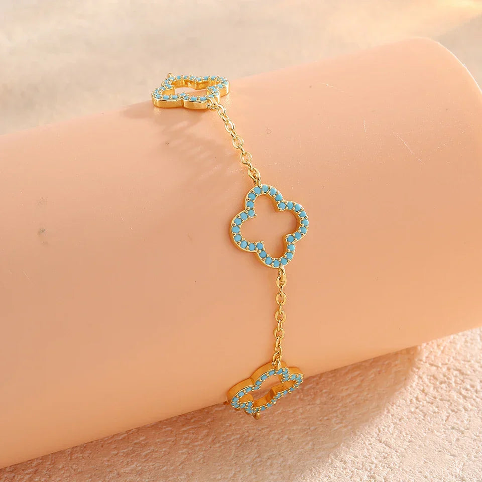 Clover Charm Bracelet - Eliza-Warszawa