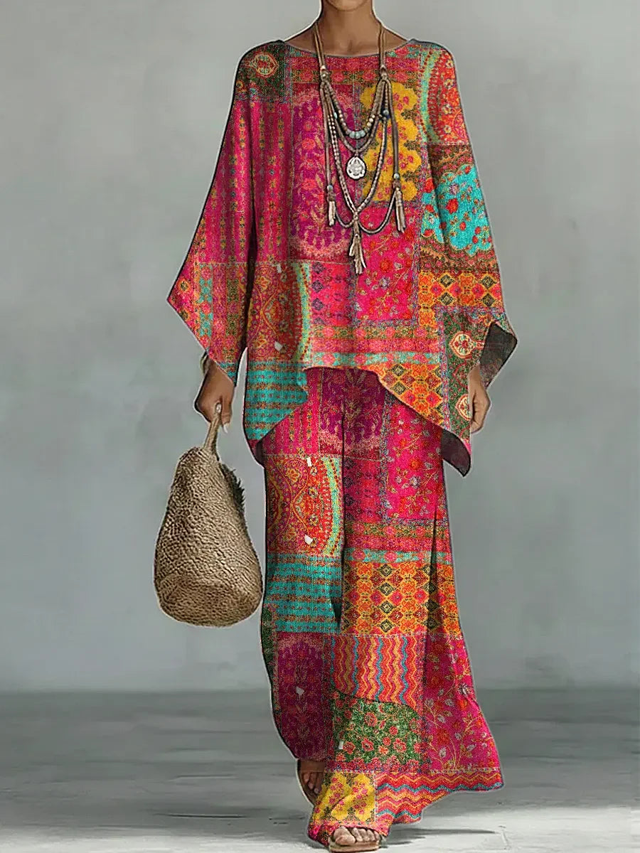 Colette Set | Printed Comfort Set - Eliza-Warszawa