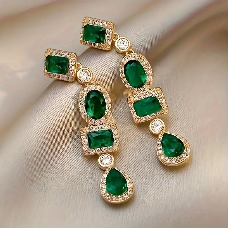 Coraline Esmarisse Dangle Earrings | Gold - Eliza-Warszawa