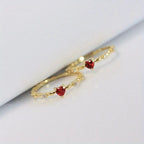 Coralyn Amoura Ring | White Gold - Eliza-Warszawa