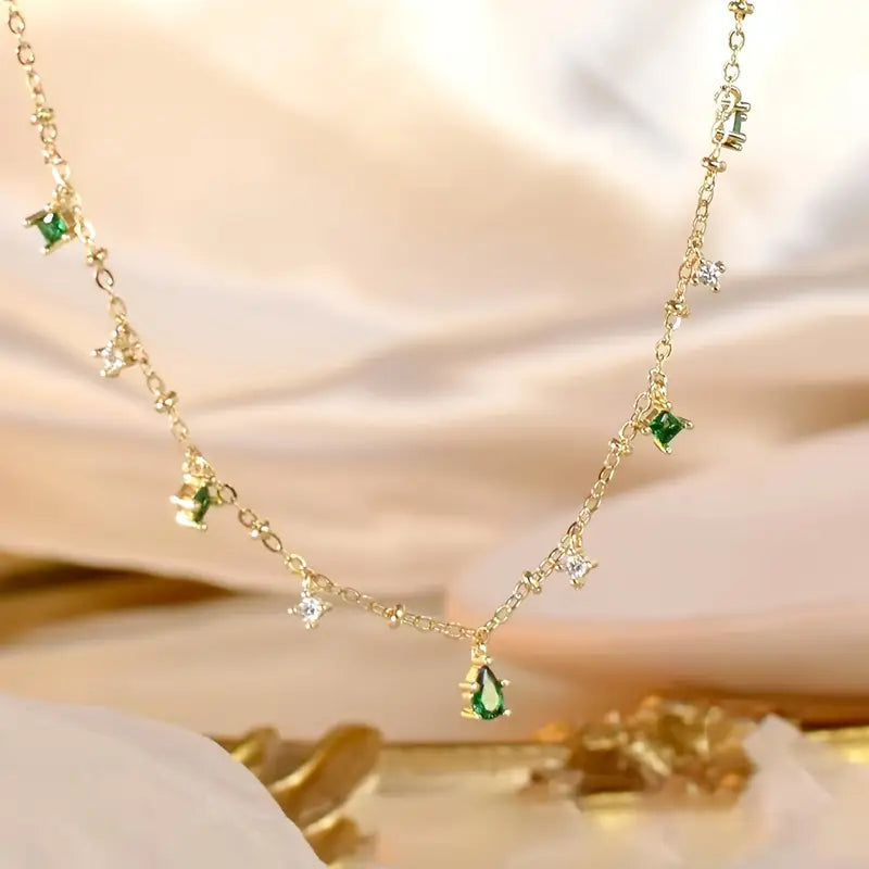 Corinne Delaire Necklace | White Gold - Eliza-Warszawa
