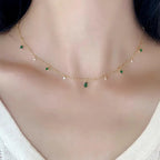 Corinne Delaire Necklace | White Gold - Eliza-Warszawa
