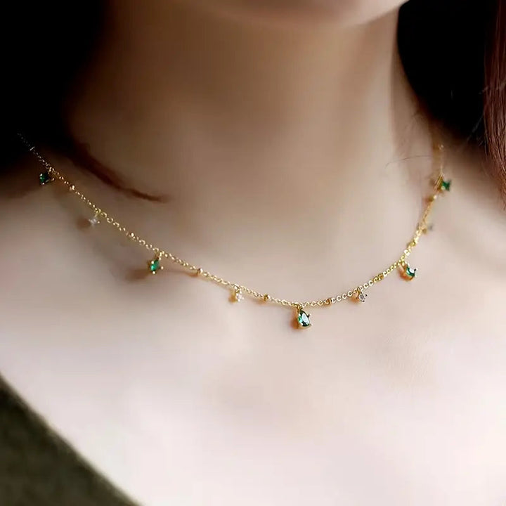 Corinne Delaire Necklace | White Gold - Eliza-Warszawa