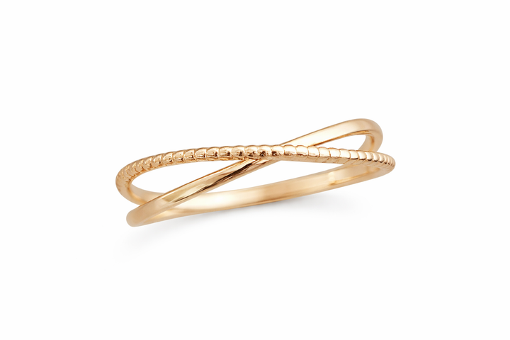 Cross Golden Fine Ring