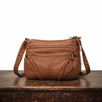 Crossbody Bag with Braided Details - Eliza-Warszawa