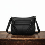 Crossbody Bag with Braided Details - Eliza-Warszawa