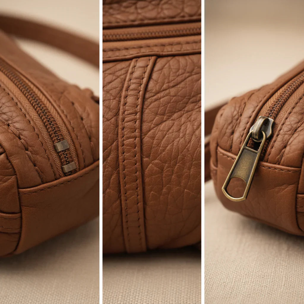 Crossbody Bag with Braided Details - Eliza-Warszawa