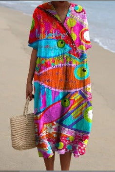 Dalia | White Summer Dress - Eliza-Warszawa