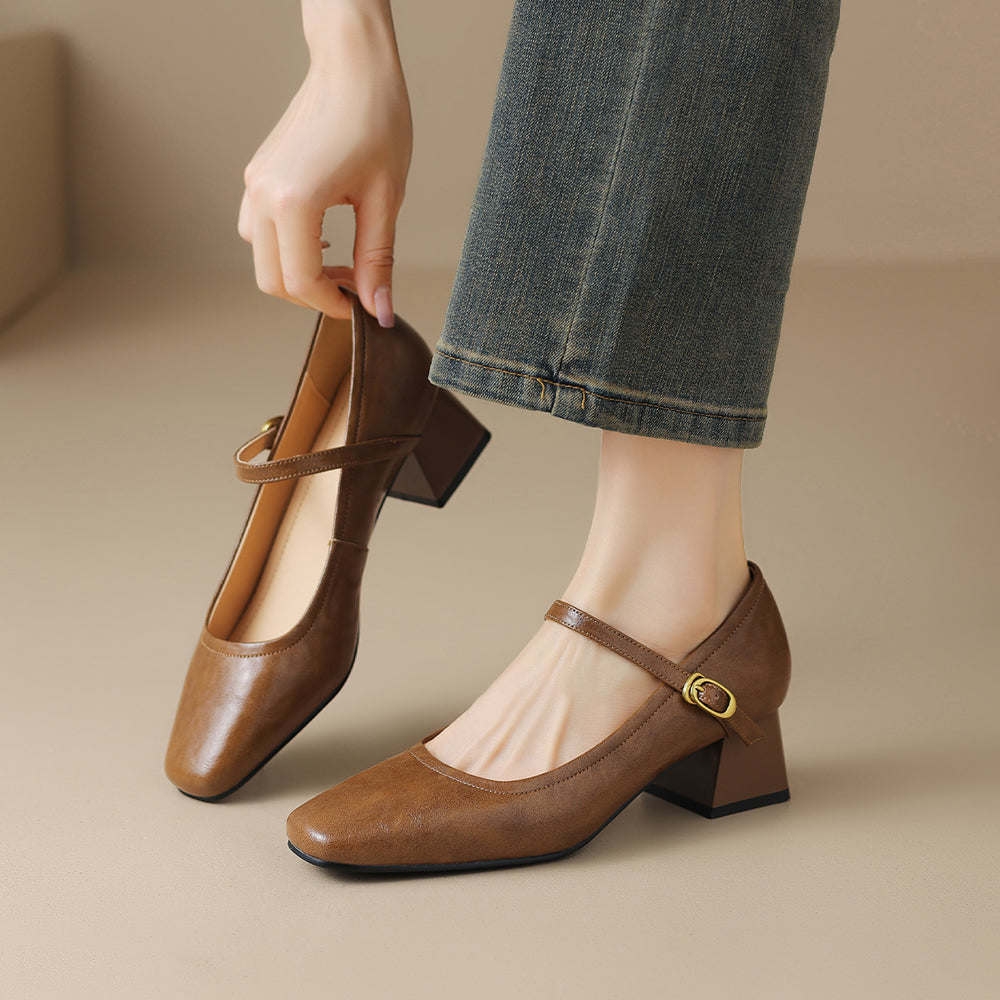Daphne Strap Heel - Eliza-Warszawa