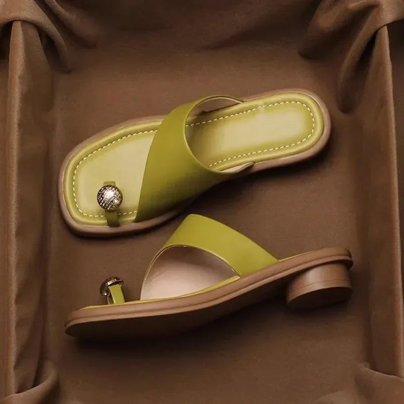 Diane Slide Sandals - Eliza-Warszawa