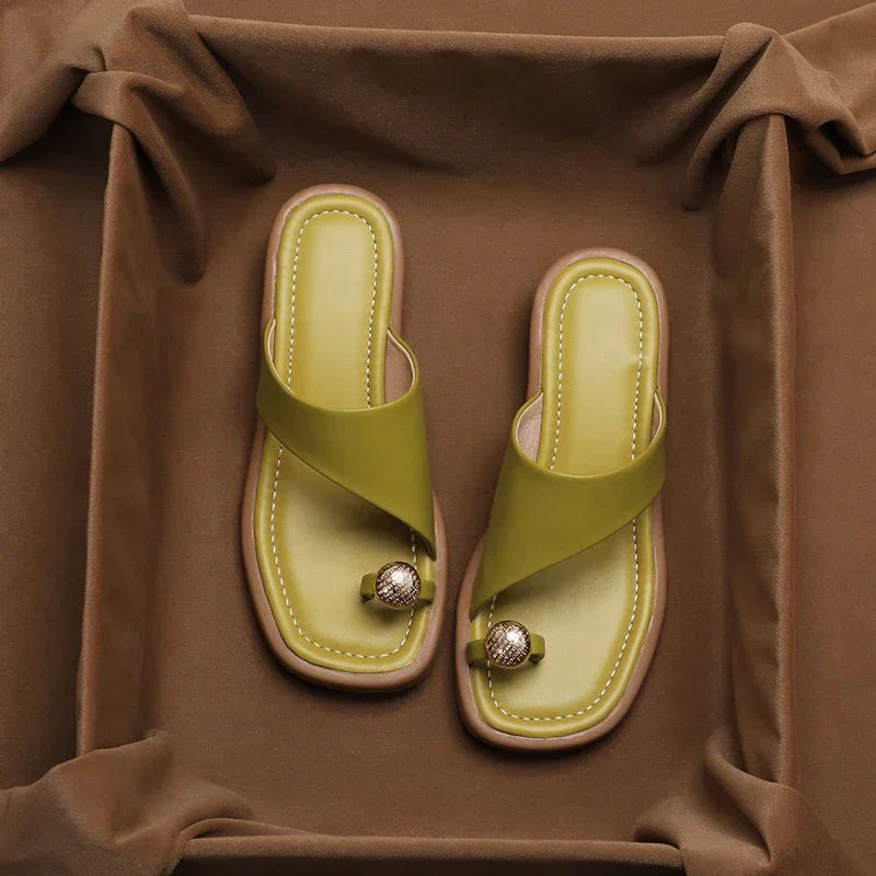 Diane Slide Sandals - Eliza-Warszawa