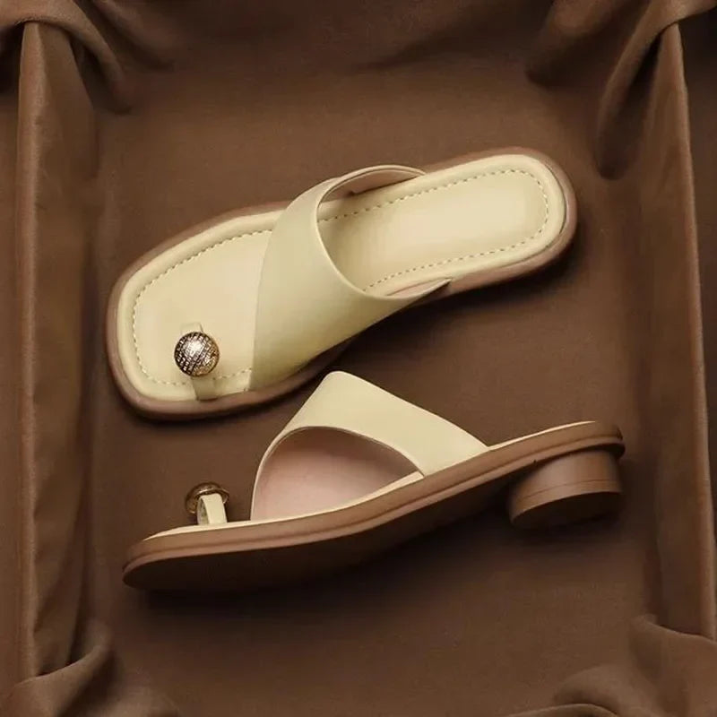 Diane Slide Sandals - Eliza-Warszawa