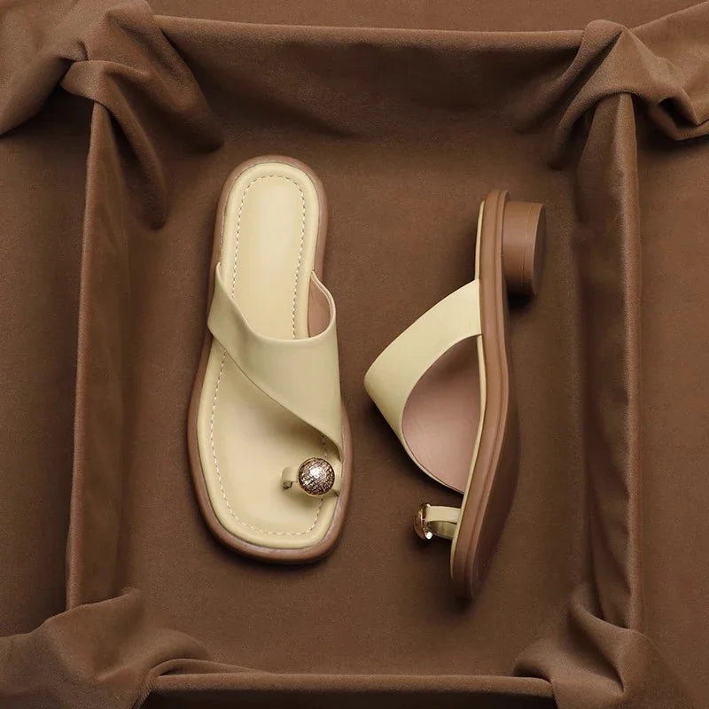 Diane Slide Sandals - Eliza-Warszawa