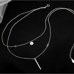 Double Layer Sterling Necklace