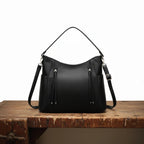 Double Zipper Shoulder Bag - Eliza-Warszawa