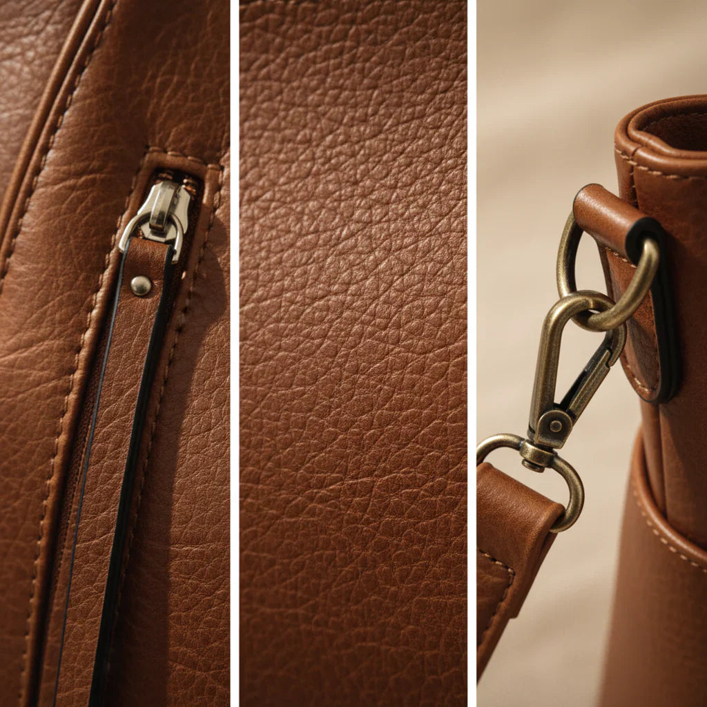 Double Zipper Shoulder Bag - Eliza-Warszawa