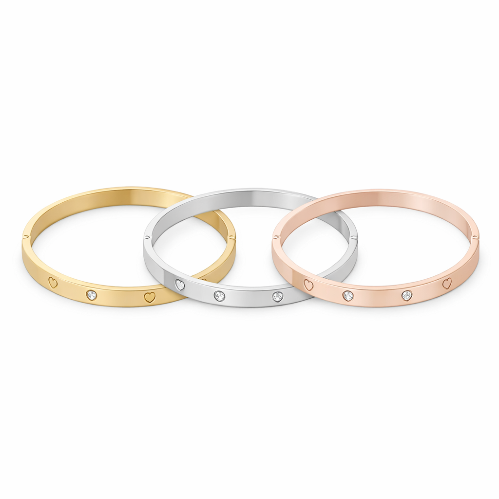 Elegant Crystal Bangles - Eliza-Warszawa