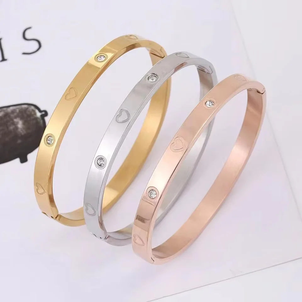 Elegant Crystal Bangles - Eliza-Warszawa