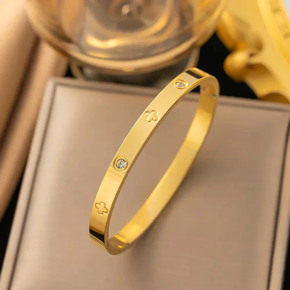 Elegant Crystal Bangles - Eliza-Warszawa