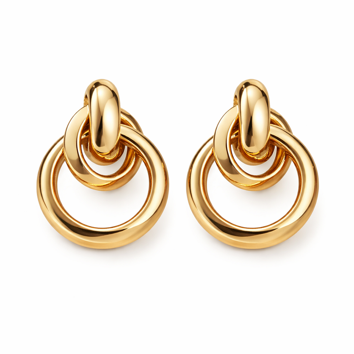 Elegant Gold Hoop Earrings
