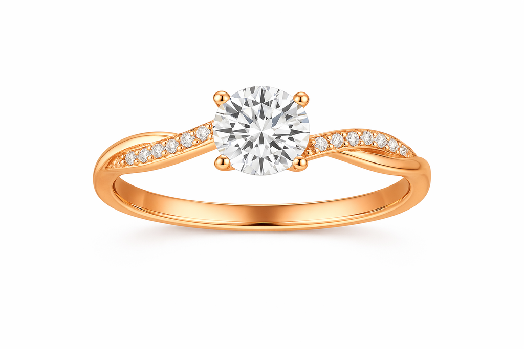 Elegant Janes Gold Ring - Eliza-Warszawa