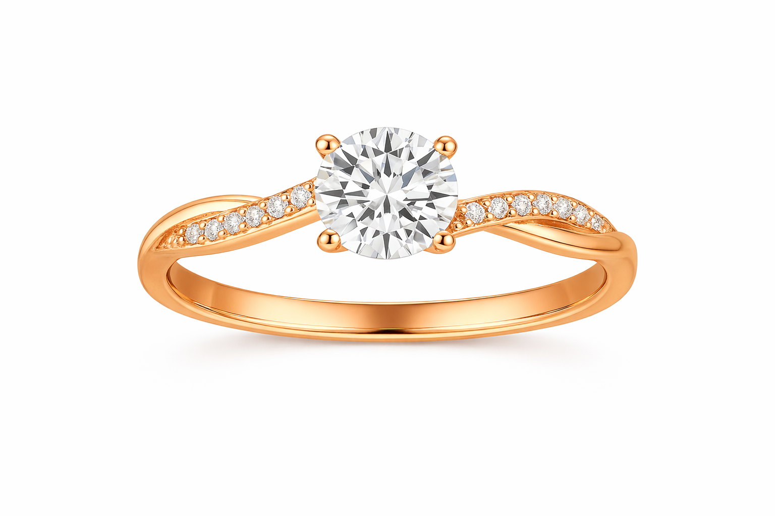 Elegant Janes Gold Ring - Eliza-Warszawa