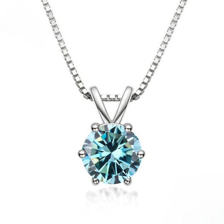 Elegant Moissanite Solitaire Necklace