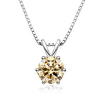 Elegant Moissanite Solitaire Necklace