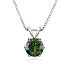 Elegant Moissanite Solitaire Necklace