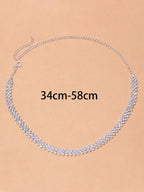 Elegant Rhinestone Collar Necklace