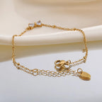Elegant Sparkling Crystal Charm Bracelet