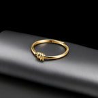 Elegant Tiny Crystal Ring - Eliza-Warszawa