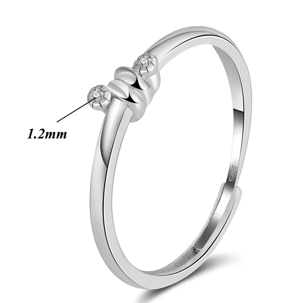 Elegant Tiny Crystal Ring - Eliza-Warszawa